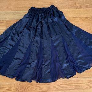 Elegant Navy Blue Women's Skirt